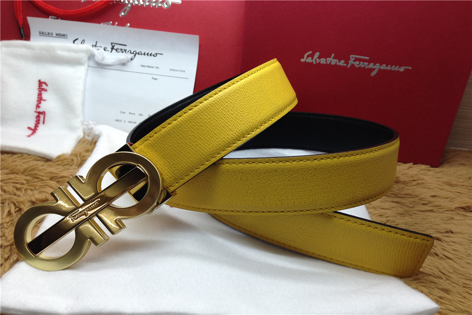Ferragamo Adjustable Gancio/Vara Buckle Belt For Women In 85CM - 105CM Sizes MW157